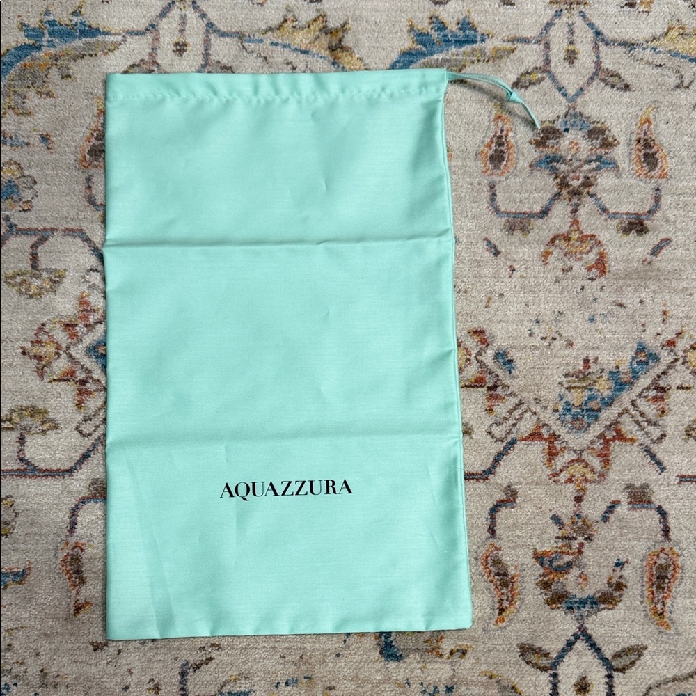 Aquazzura Light Green Shoe Bag